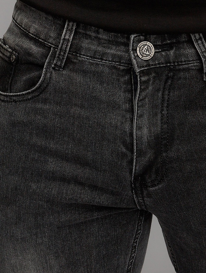Мужские джинсы регуляр 58 цвет темно-серый ЦБ-00217685 SKT000903046 фото