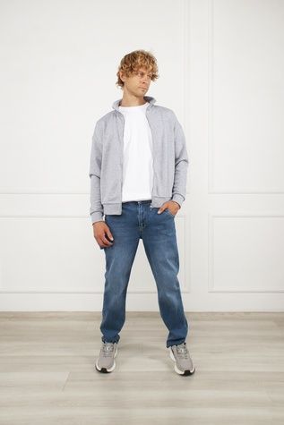 Джинси loose чоловічі колір блакитний W36 ЦБ-00299644 фото