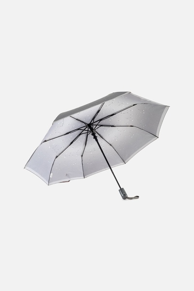 Женский полуавтоматический зонтик цвет серый ЦБ-00248847 SKT000990238 фото