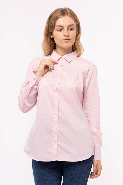 Жіноча сорочка 40 колір рожевий ЦБ-00184058 SKT000609380 фото
