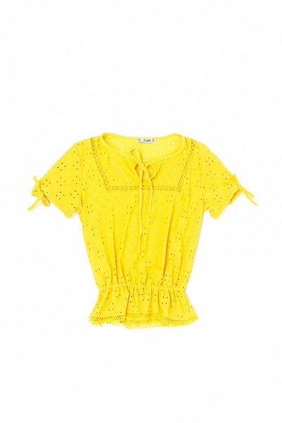 Блуза женская 42 цвет желтый ЦБ-00167952 SKT000563599 фото