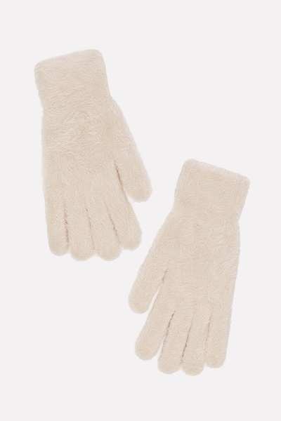 Жіночі рукавички 7 колір бежевий ЦБ-00202835 SKT000873072 фото