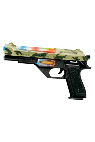 Пистолет свето-звуковой "Пустынный орел" цвет хаки ЦБ-00236716 SKT000952738 фото
