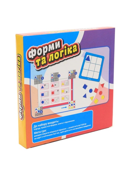 Развивающая игра "Формы и логика" цвет разноцветный ЦБ-00219422 SKT000907260 фото