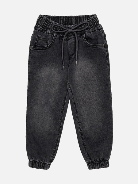 Джогери джинсові для хлопчика 134 колір темно-сірий ЦБ-00224287 SKT000919598 фото