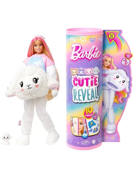 Лялька Barbie "Cutie Reveal" серії "М'які та пухнасті" – ягня колір різнокольоровий ЦБ-00231930 SKT000937551 фото