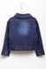 Куртка джинсова коротка на дівчинку 92 колір темно-синій ЦБ-00114280 SKT000509425 фото 3