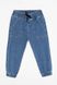 Джогеры джинсовые на мальчика 104 цвет синий ЦБ-00185379 SKT000612076 фото 1