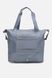 Жіноча дорожня сумка колір сіро-блакитний ЦБ-00232079 SKT000937838 фото 5