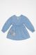Платье джинсовое на девочку 80 цвет голубой ЦБ-00186708 SKT000832933 фото 3