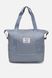 Жіноча дорожня сумка колір сіро-блакитний ЦБ-00232079 SKT000937838 фото 4