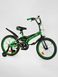 Велосипед 18" дюймів 2-х колісний JS-N1801 колір зелений ЦБ-00218350 SKT000904325 фото 1