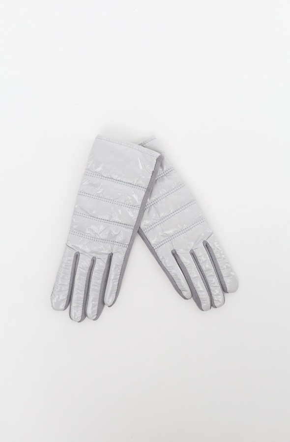 Жіночі рукавички 7.5 колір світло-сірий ЦБ-00227345 SKT000926211 фото