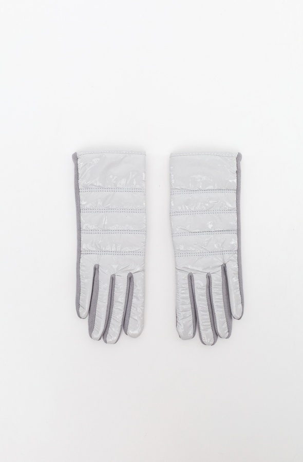 Жіночі рукавички 7.5 колір світло-сірий ЦБ-00227345 SKT000926211 фото
