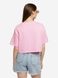 Жіноча коротка футболка 42 колір рожевий ЦБ-00219331 SKT000907113 фото 3