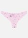 Жіночі трусики бразиліани 40 колір рожевий ЦБ-00213942 SKT000895299 фото 1