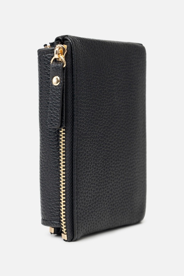 Жіночий гаманець колір чорний ЦБ-00244400 SKT000978752 фото