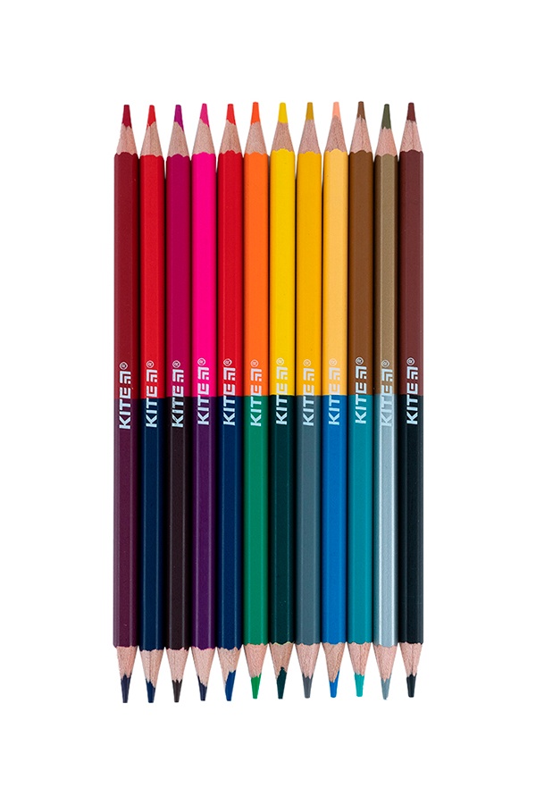 Олівці кольорові двосторонні - Kite Fantasy колір різнокольоровий ЦБ-00246852 SKT000985388 фото