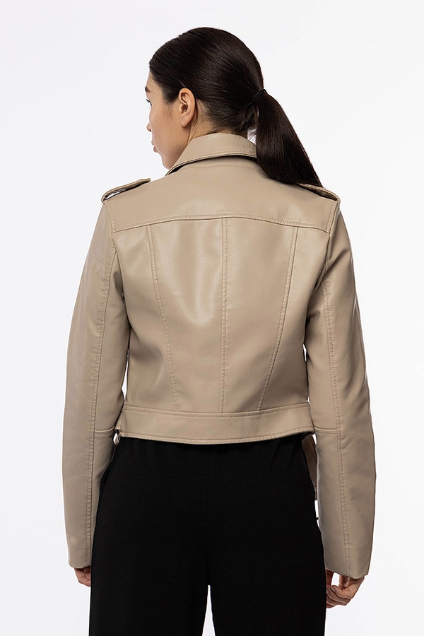 Жіночі куртка косуха 42 колір молочний ЦБ-00209534 SKT000886877 фото