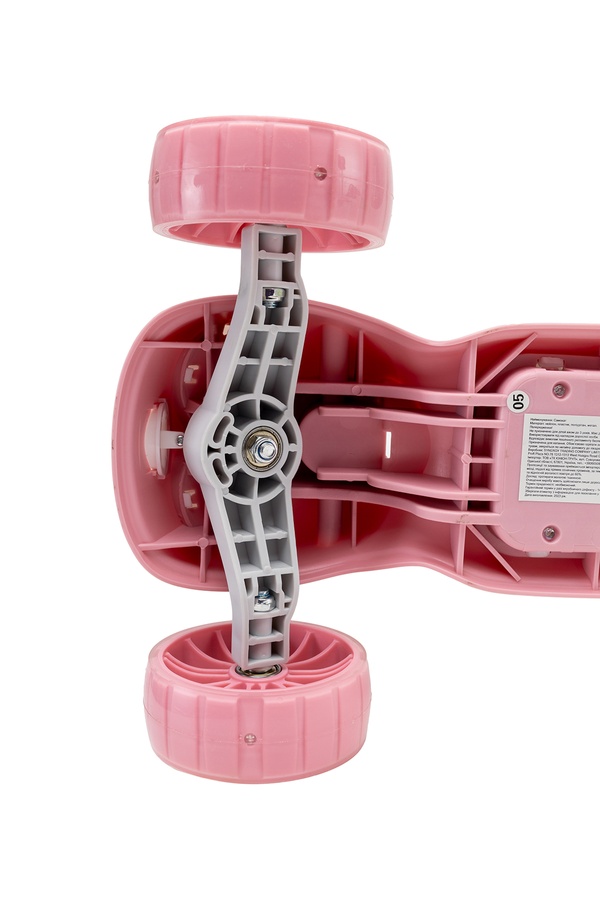 Самокат триколісний - "Skyper" колір рожевий ЦБ-00248925 SKT000990417 фото