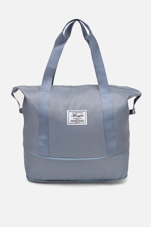 Женская дорожная сумка цвет серо-голубой ЦБ-00232079 SKT000937838 фото