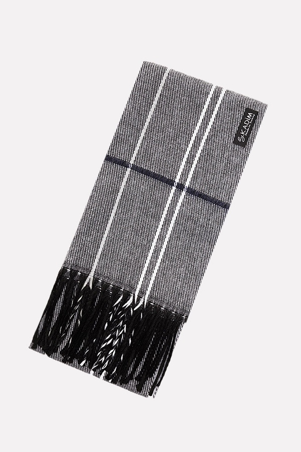 Мужской шарф цвет серый ЦБ-00201494 SKT000870525 фото