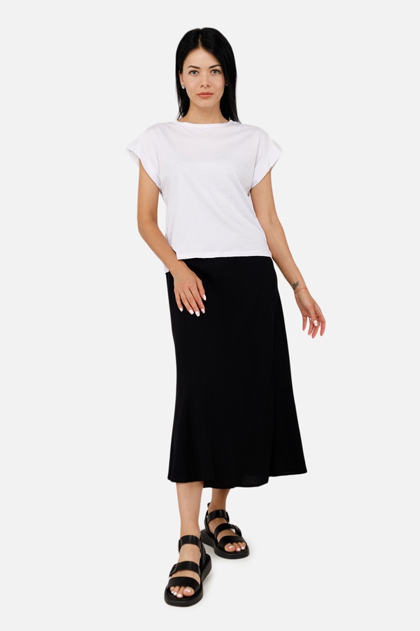Женская юбка 42 цвет черный ЦБ-00252860 SKT001000459 фото