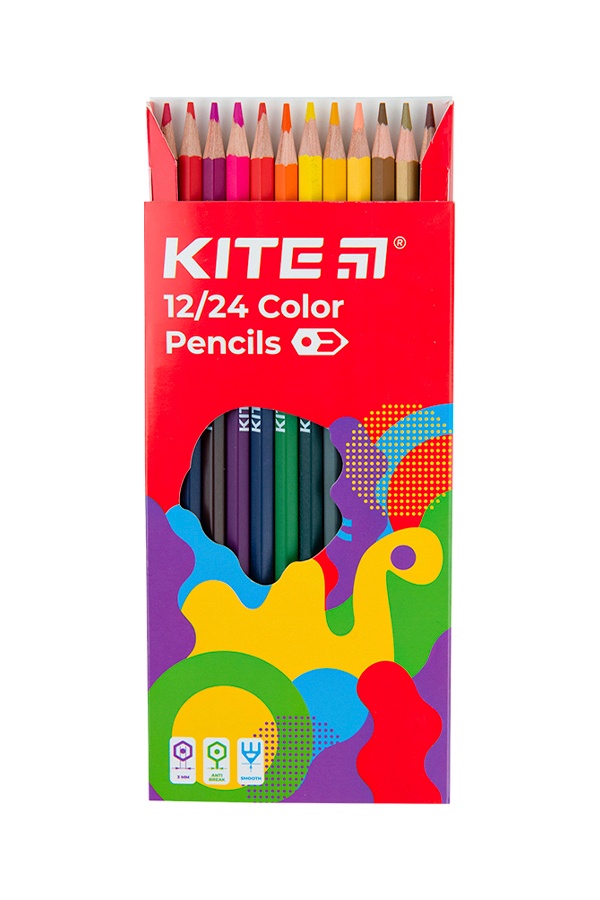 Карандаши цветные двухсторонние - Kite Fantasy цвет разноцветный ЦБ-00246852 SKT000985388 фото