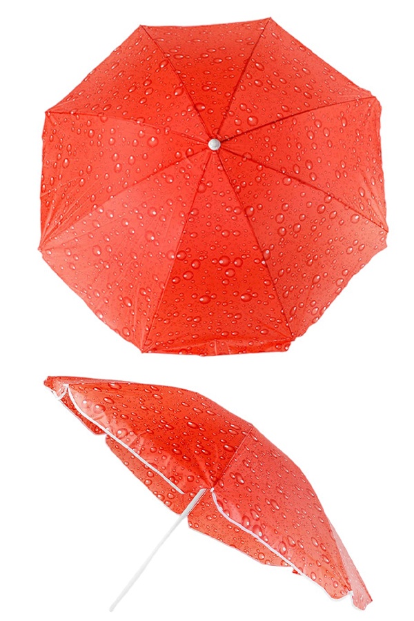 Зонт пляжный цвет красный ЦБ-00226620