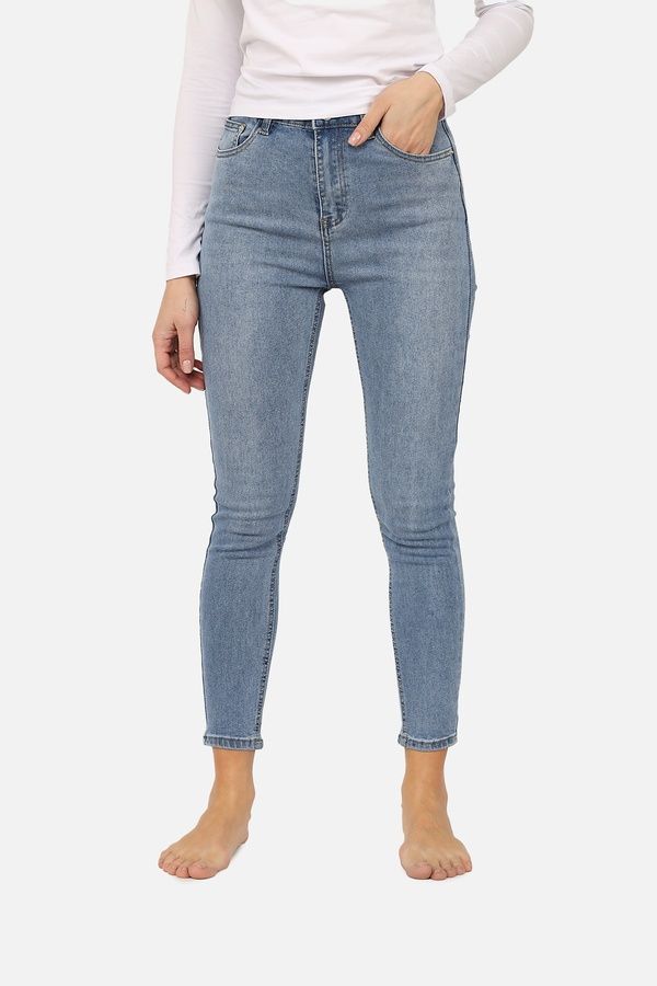 Джинсы slim женские цвет синий 40 ЦБ-00266053 фото