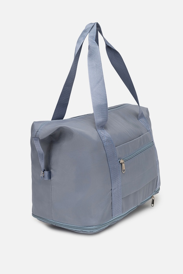 Жіноча дорожня сумка колір сіро-блакитний ЦБ-00232079 SKT000937838 фото