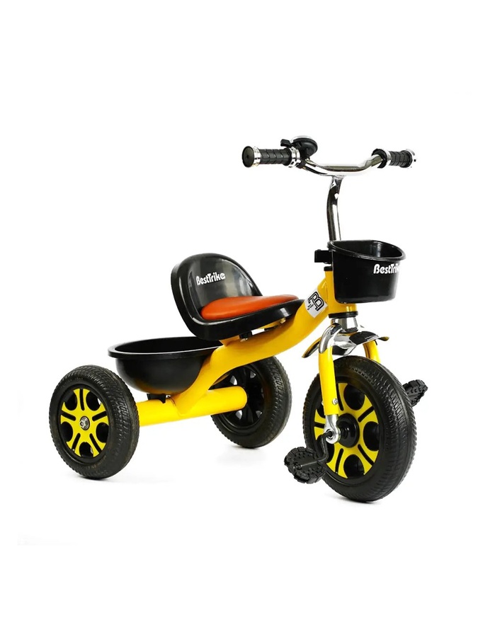 Велосипед 3-х колесный "Best Trike" цвет черно-желтый ЦБ-00215543 SKT000898849 фото