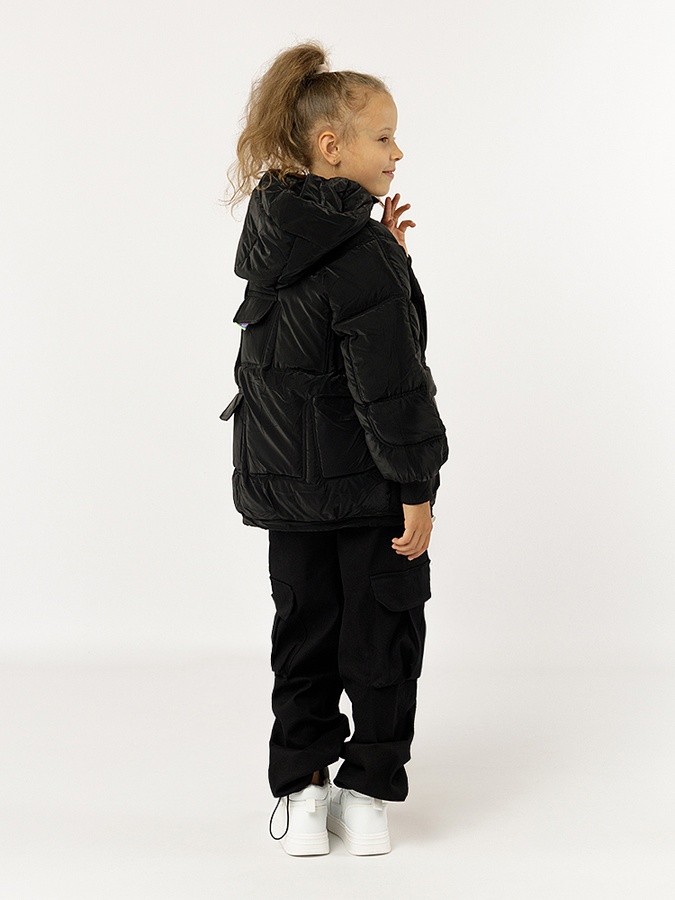 Куртка для дівчинки 152 колір чорний ЦБ-00225760