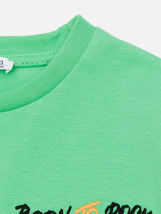 Костюм с шортами для мальчика 98 цвет зеленый ЦБ-00222278 SKT000914740 фото