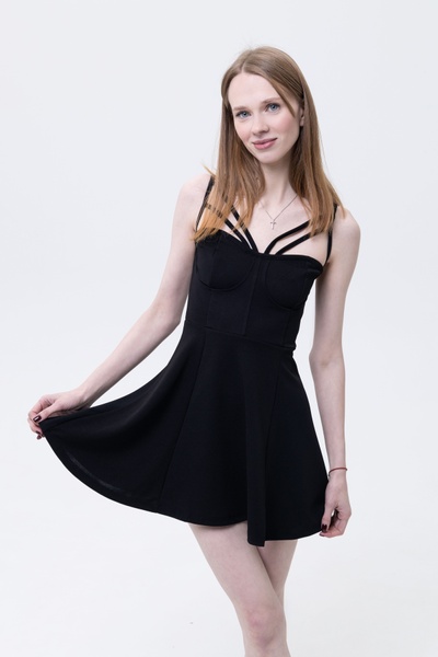 Платье женское 46 цвет черный ЦБ-00233769 SKT000942181 фото