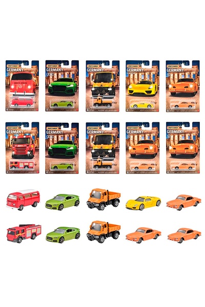 Машинка "Шляхами Європи" Matchbox колір різнокольоровий ЦБ-00247087 SKT000986119 фото