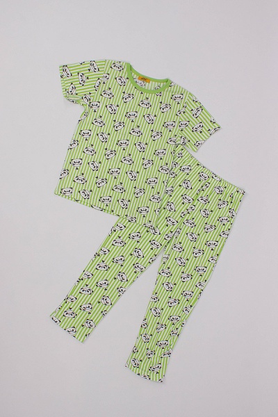 Пижама на мальчика 128 цвет салатовый ЦБ-00170605 SKT000570855 фото
