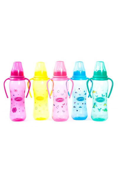 Пляшка для годування вигнута колір різнокольоровий ЦБ-00149469 SKT000511768 фото