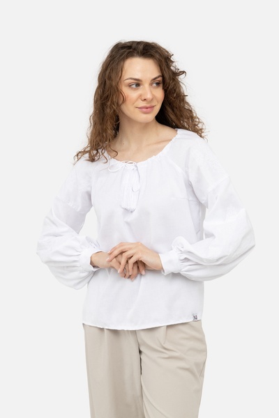 Жіноча вишиванка 50 колір білий ЦБ-00243126 SKT000967045 фото