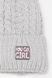 Комплект шапка-шарф на дівчинку 52-54 колір сірий ЦБ-00201780 SKT000871309 фото 2