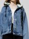 Жіноча джинсова куртка 40 колір блакитний ЦБ-00218993 SKT000905958 фото 2