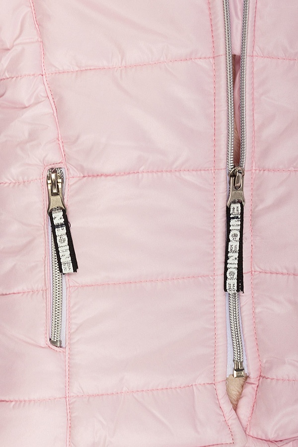 Куртка довга на дівчинку колір рожевий ЦБ-00137799, 122