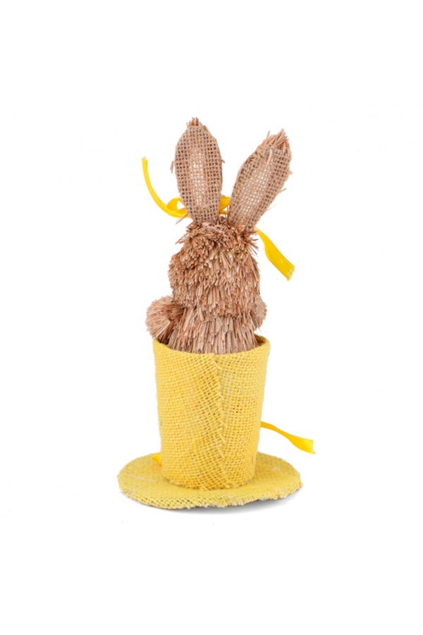 Кроличка в желтой шляпке цвет желтый ЦБ-00243823 SKT000969520 фото