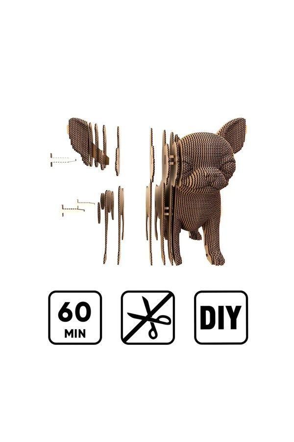 Картонний конструктор "Cartonic 3D Puzzle CHIHUAHUA PUPPY" Cartonic CARTMNCHIHU ЦБ-00278678 фото