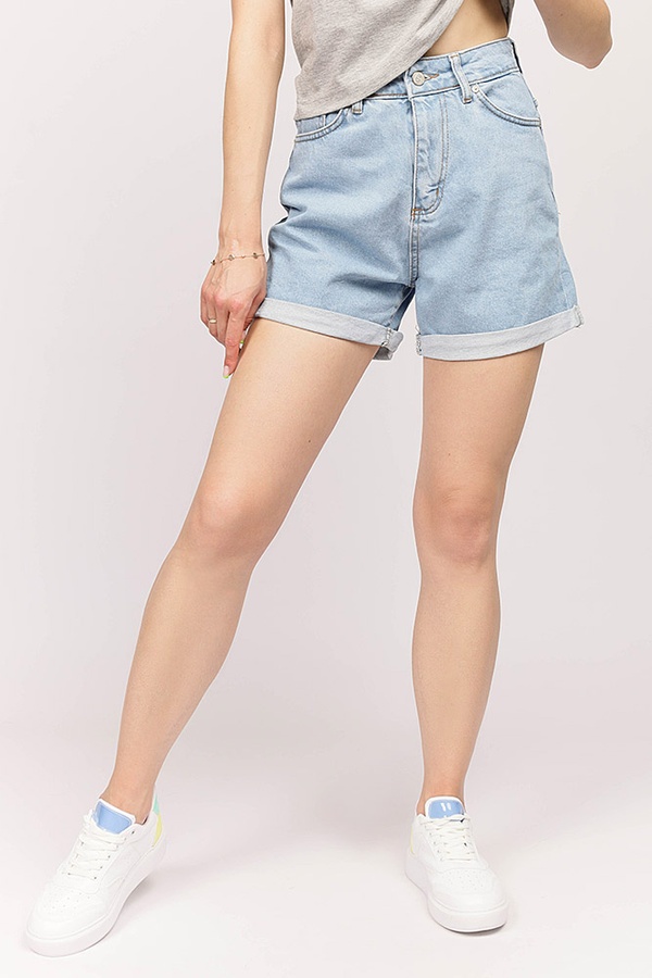 Жіночі джинсові шорти 42 колір блакитний ЦБ-00193909 SKT000853059 фото