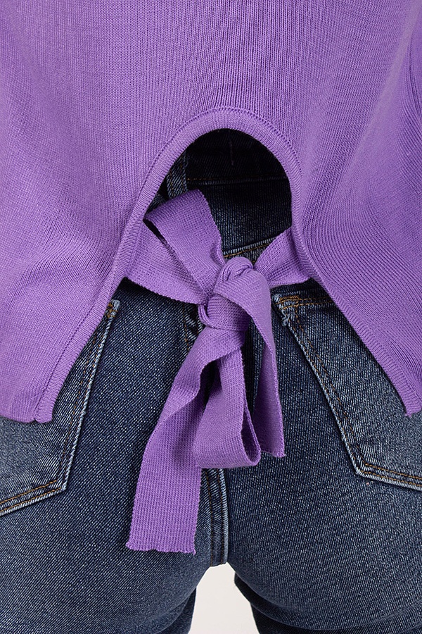 Джемпер жіночий 46 колір фіолетовий ЦБ-00173694 SKT000581120 фото