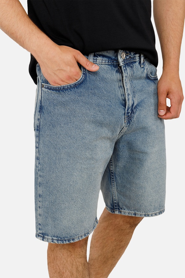 Мужские джинсовые шорты 44 цвет синий ЦБ-00250658 SKT000994005 фото