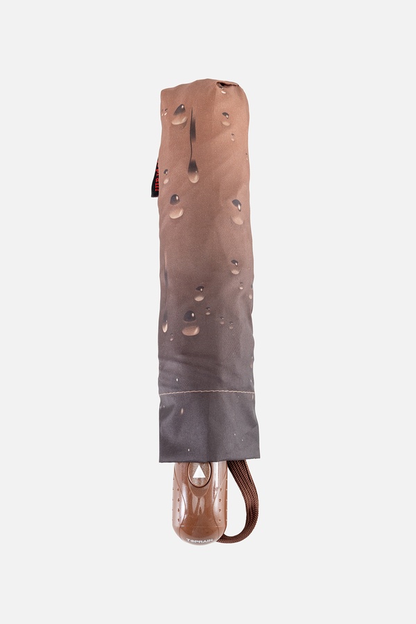 Женский полуавтоматический зонтик цвет коричневый ЦБ-00248848 SKT000990239 фото