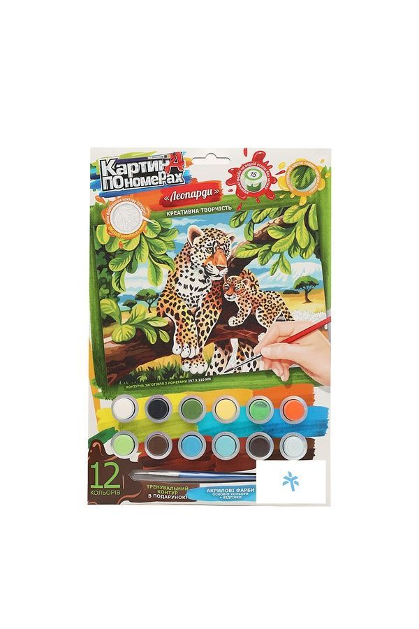 Набір для творчості "Картини за номерами" Danko Toys KN-03-01,02,03,...10 ЦБ-00237660 фото