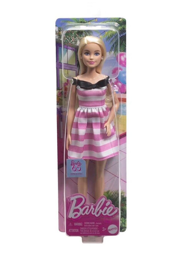 Кукла Barbie "65-я годовщина" в винтажном наряде цвет разноцветный ЦБ-00245016 SKT000980415 фото